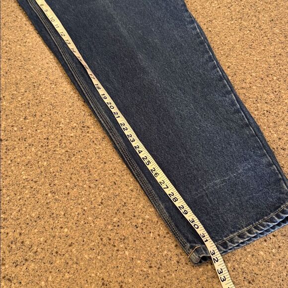 PACO JEANS CO Baggy Y2K Hip Hop Streetwear Globe Logo Embroidered Jeans - Picture 12 of 14